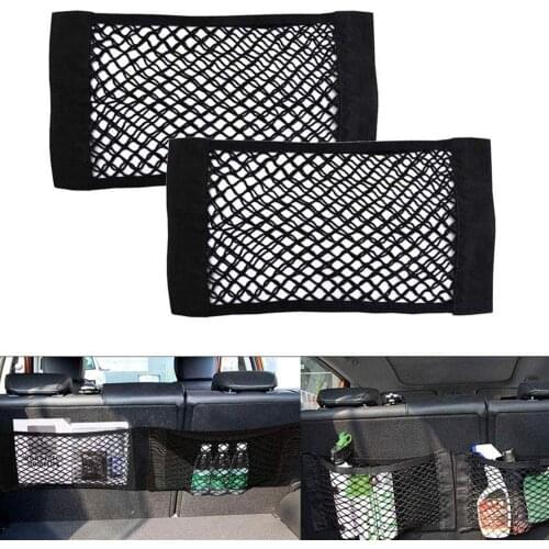 Universal Mesh Cargo Net Velcro Car Storage Net Wall Sticker Mesh Net for Car Trunk Storage Add On Organizers for Car Truck