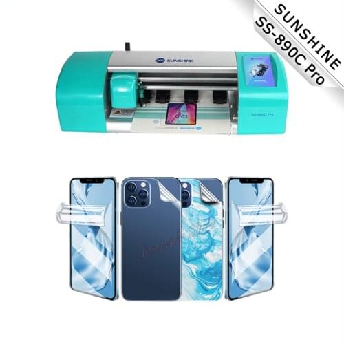 Film Cutting Machine SUNSHINE SS-890C Pro Intelligent WIFi+Bluetooth Cloud database Smart phone Hydrogel film cutting tool