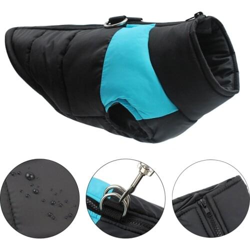 Waterproof Dog Clothes for Small Dogs Winter Warm Pet Dog Coat Large Dog Clothes Puppy Pug Vest Bulldog Jacket