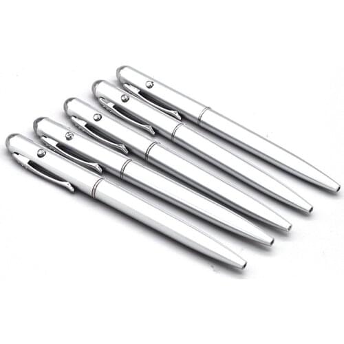 Magic LED UV Light Ballpoint Pen with Invisible Ink Secret Pen Novelty Item For Gifts School Office Supplies Creative