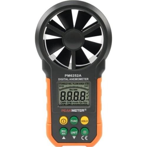 Hand held air digital anemometer PM6252A/PM6252B MS6252A MS6252B high precision volume tester wind speed instrument