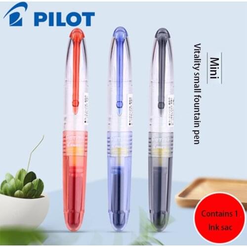 1pcs Japanese fountain pen PILOT SPN-20F Student Stationery Japan Ins Special Color Mini Childrens Changeable Ink Pack Pen