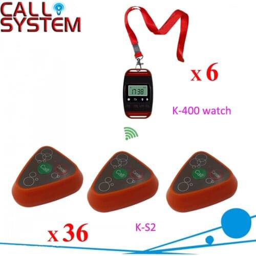 Ycall Service equipments 6 watches 36 transmitters Restaurant order device