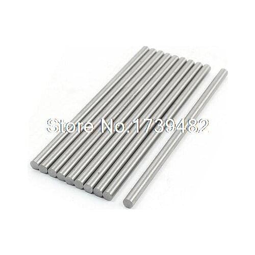 10 Pcs 4.3mm x 100mm HSS Graving Tool Turning Lathe Bars Silver Tone