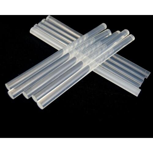 10Pcs 7mmx200mm Very Transparent Glue Stick Craft Hand Repair Tool Hot Melt Glue Sticks for Glue Gun DIY Art Alloy Accessories