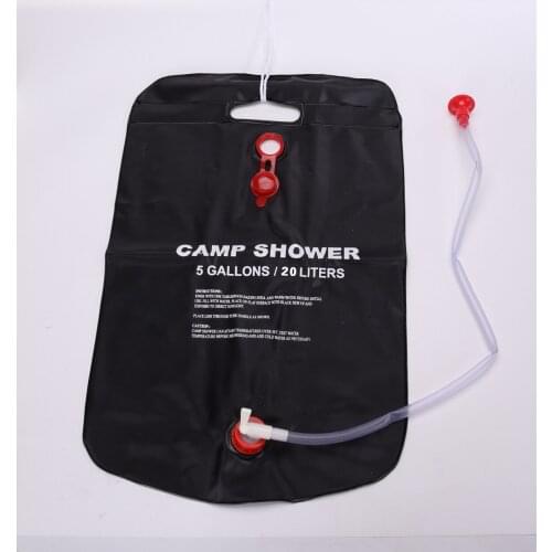 20L Portable Outdoor Camping Shower Bag Solar Heating Folding Hiking Climbing Bath Equipment