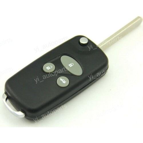 3 Buttons Remote Flip Folding Key Shell For Honda CRV S2000 Civic Accord Insight