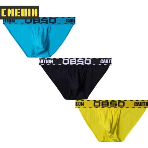 3PCS Popular Cotton Sexy Mans Underwear Briefs Underpants Comfortable Mens Briefs Bikini Gay Underwear Mens Panties Sexi