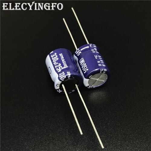 5Pcs/50Pcs 330uF 25V330uf SPRAGUE 515D Series 10x12.5mm 25V330uF High quality Audio Capacitor Aluminum Electrolytic Capacitor