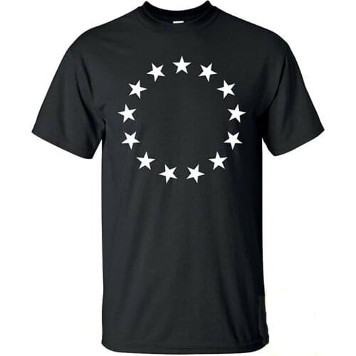 USA American 1776 Betsy Ross Flag 13 Stars Colonies T-Shirt. Summer Cotton Short Sleeve O-Neck Mens T Shirt New S-3XL