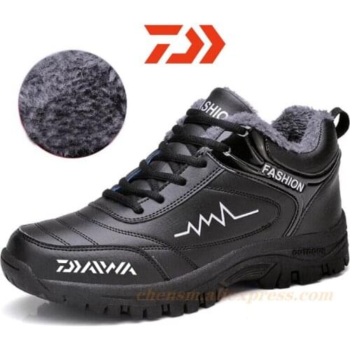 Dawa New Winter Boots Shoes Fluffing Warm Fishing Fashion Sneakers 2021 Outdoor High Quality Snow Boots Casual Men Shoes
