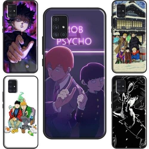 Mob Psycho 100 II Anime Case For Samsung A51 A71 A11 A31 A10 A20 A30 S A40 A50 A70 A21S A20e A12 A32 A42 A52 A72