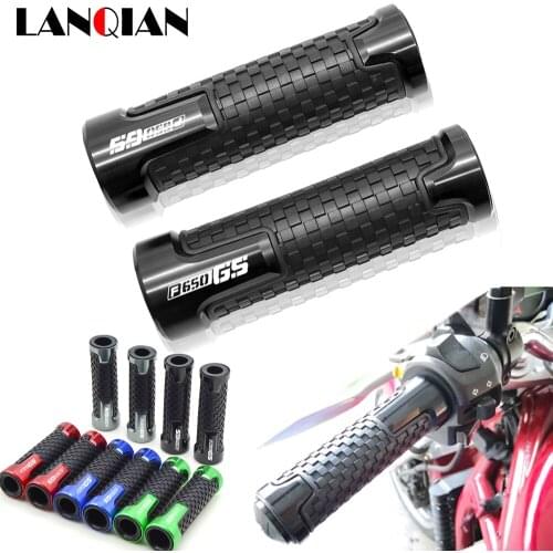 For BMW F650GS 7/8''22MM Motorcycle Handlebar Grips Hand Bar Grips F650 GS 2000-2012 2008 2009 2010 2011 F 650 GS Accessories