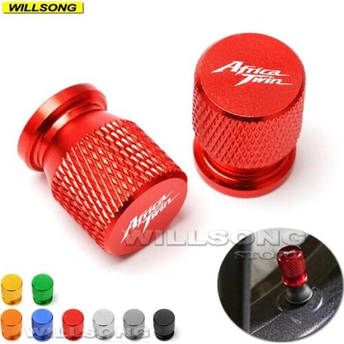 Wheel Tire Tyre Valve Air Port Stem Cover Cap Airtight Plug For HONDA Africa Twin CRF1000/L XRV750 Motorcycle Accessories LOGO