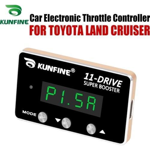 KUNFINE Car Electronic Throttle Controller Racing Accelerator Potent Booster For TOYOTA LAND CRUISER Tuning Parts Accessory
