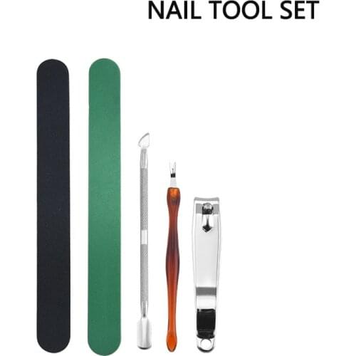 Multifunctional Nail Set Toe Separator Nail File Nail Clipper Set Decoration Tool Nail Tool Set Nail Remover Manicure Tool Set