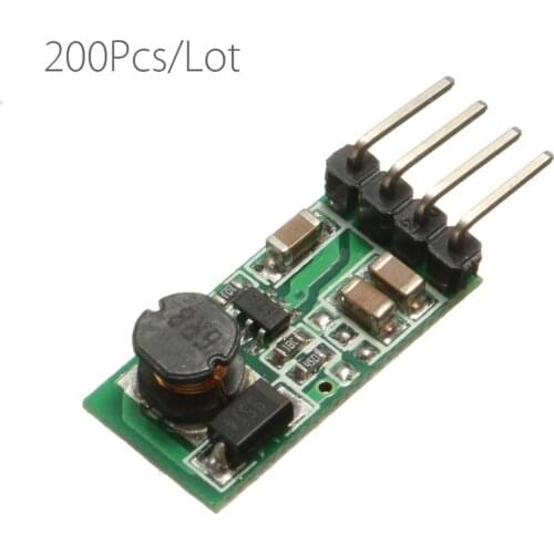 200Pcs/Lot Wholesale DC 3.3V 3.7V 5V 6V to 12V Boost Voltage Regulator Module Converter Step Up Power Supply Board
