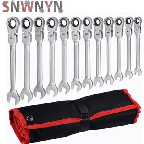 5/7/12pcs Multifunction Ratchet Spanners Set Key Set Wrench Universal Wrench Tool Car Repair Tools