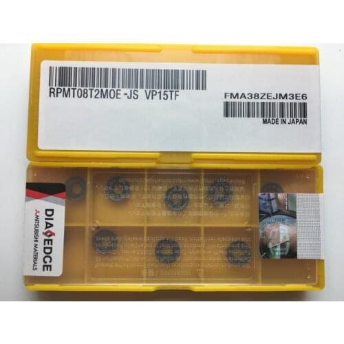Original Japanese carbide insert RPMT10T3MOE-JS VP15TF / RPMW1003MO VP15TF /The lathe tool