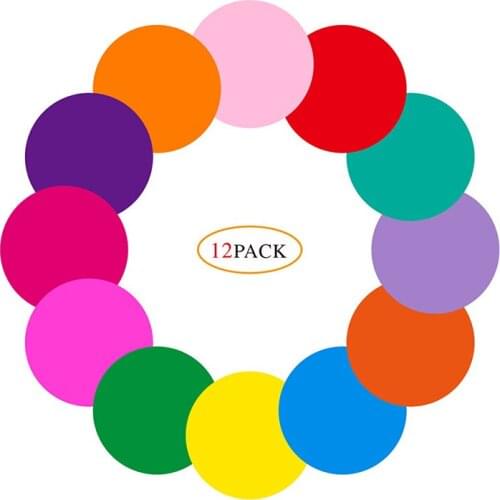 1 Set Message Post Colorful Table Spot White Board Marker Removable Vinyl Stickers Dot Wall Decals for School Office Home