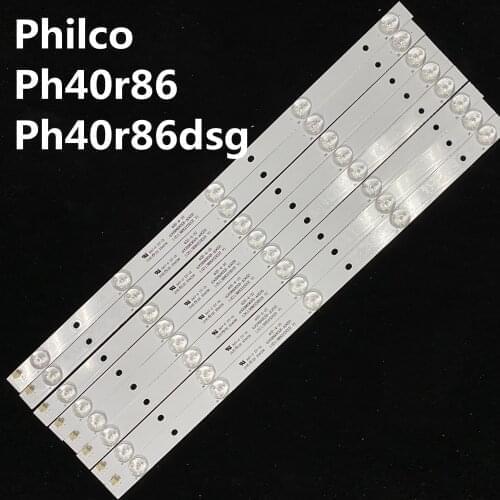 5KIT 100% NEW Philco 40" TV led backlight bar 400S8606X8-A0035 E34036 40S-4-10 1.00.1.388015S01R V1 94V-O DY-01