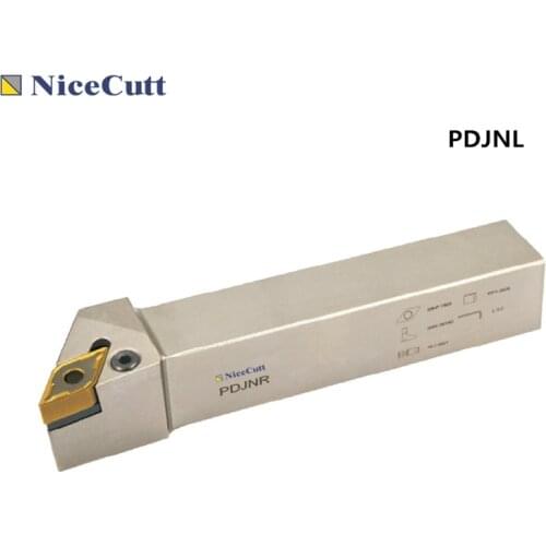Nicecutt External Turning Holders PDJNL CNC Lathe Machinery Cutting for DNMG insert Freeshipping