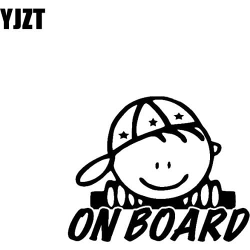 YJZT 15.2CM*12.2CM Child Of God On Board Car Decal Vinyl Sticker Black Silver C10-00683