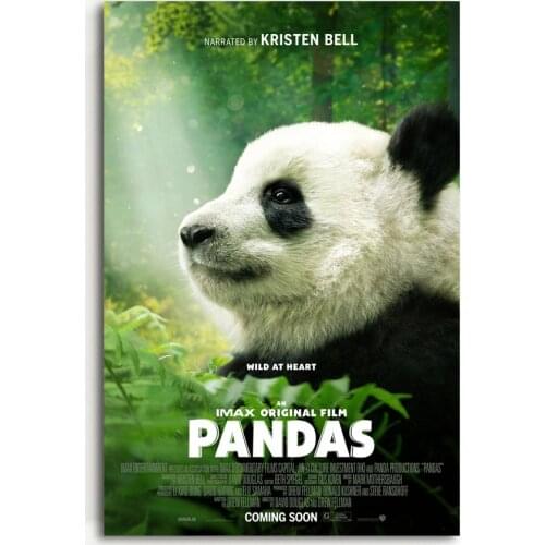Animal Cute Pandas Posters Canvas Art Prints Wall Art Paintings For Living Room Decor
