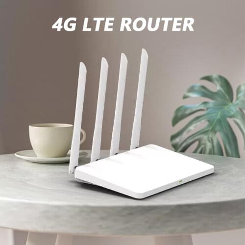 Cheap 4G LTE Router WE2805 300Mbps Wireless 3G/4G LTE Mobile WiFi Hotspot With Sim Card Slot&4Pcs External Antennas Up 35Users