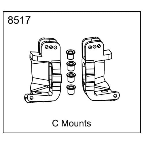 ZD racing EX07 accessories super sports car 1/7 original accessories 8517 C seat