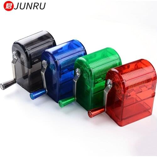 Large hand-cranked tobacco grinder Plastic translucent multi-color optional Men Gadget Smoking accessories Fathers Day Gift