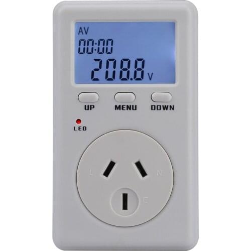 D02A AU plug Specification Digital Energy Power Meter Watt Volt Mini Ammeter Frequency Wattage Voltage Analyzer 90-280V
