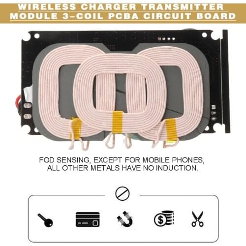 DIY Qi Wireless Fast Charger Board For Mobile Phone Charging Transmitter Module circuit board Wireless charger Accessories