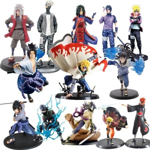 Figure Naruto Statue Shippuden Anime Uchiha Sasuke PVC Action Figure Model Naruto Collection Of Classic Characters Children Toys