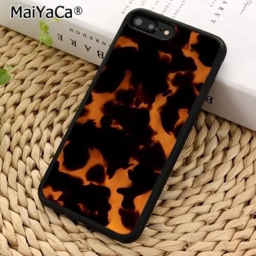 MaiYaCa Tortoise Shell Marble Pattern Phone Case for iPhones 5 SE 6 6s 7 8 Plus X XR XS 11 12 Pro max samsung galaxy S8 S9 S10
