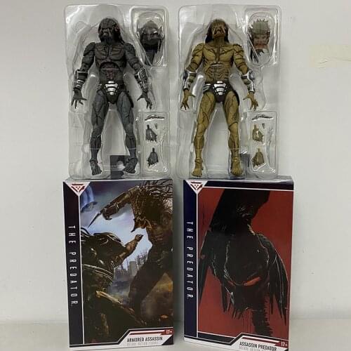 NECA Armored Assassin Predator Figure Ultimate Unmasked Action Figure PVC Collectible Model Toys