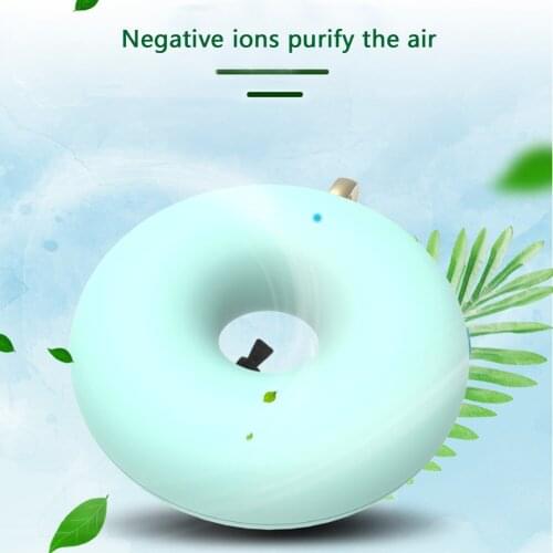 Neck Hanging Air Freshener Purifier Mini USB Hands-free Negative Ion Air-Cleaner Portable Household Car Circle Air Purifiers