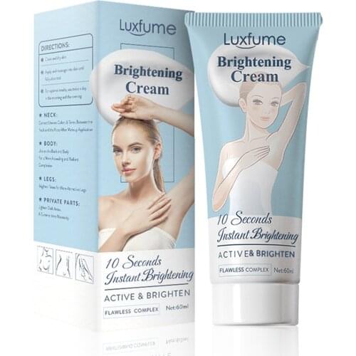 Luxfume Armpit Underarm 10 Seconds Instant Whitening Cream Body Whitening Cream Legs Knees Private Parts Cosmetics Skin Care