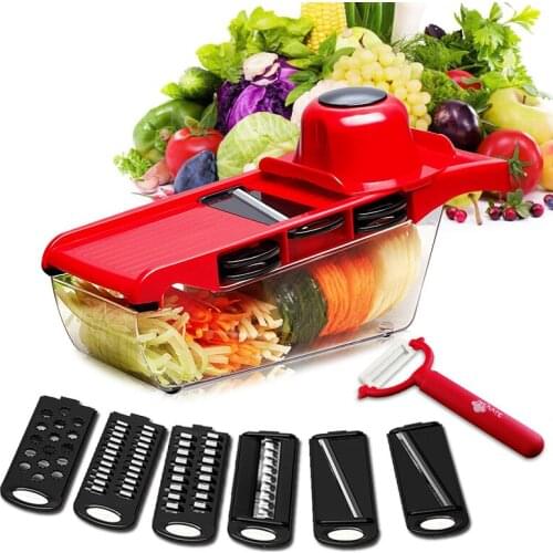 Vegetable Cutter with Steel Blade Mandoline Slicer Potato Peeler Carrot Cheese Grater vegetable slicer Kitchen Accessories