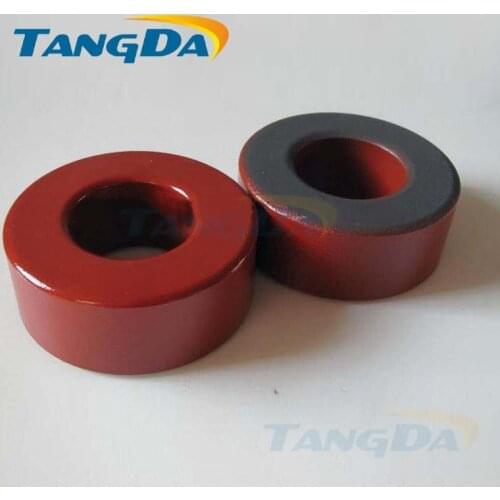 Tangda Iron powder cores T184-2 OD*ID*HT 47*24*18.5 mm 24nH/N2 10uo Iron dust core Ferrite Toroid Core Coating Red gray
