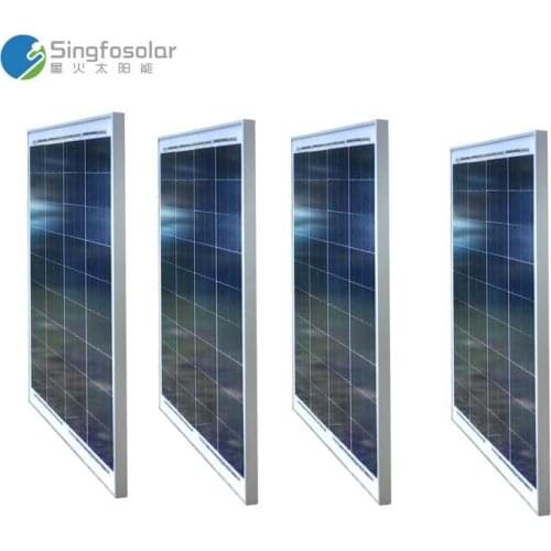Solar Panel 50w 12v 4 Pcs Solar Battery Charger Zonnepanelen 200w 48v Solar Home Kit Motorhomes Caravan Car Camping Rv Phone LED