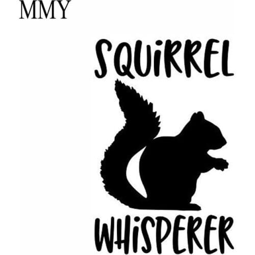 3.0"*5.5" Squirrel Whisperer Vinyl Decal CarSticker