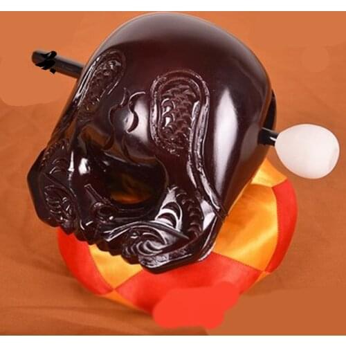 1pcs Handmade Buddhist Monk Annatto Wooden Fish Mokugyo Temple Block Muyu Cosplay Prop Decor Collection for Women Men