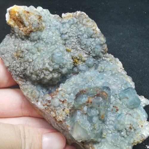 191.8g.Natural rare blue green fluorite mineral specimen and stone decoration crystal healing energy QUARTZ GEM