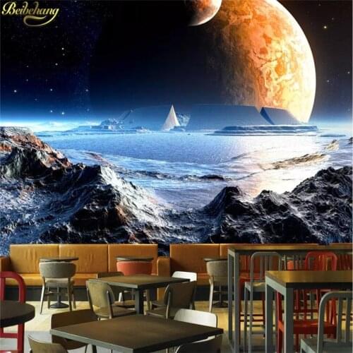Beibehang Custom photo wallpaper mural 3D fantasy fantasy universe galaxy starry sky mural background wall papel de parede