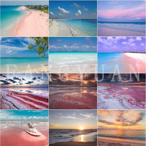 Sea Beach Landscape Diamond Painting 5D Diy Full Square/round Diamond Embroidery Cross Stitch Wall Art Picture Home Decoration