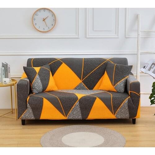 Printed Sofa Cover Slipcovers for Living Room Spandex Elastic Stretch Couch Cover for 1/2/3/4-seater Corner Sofa Dropshipping