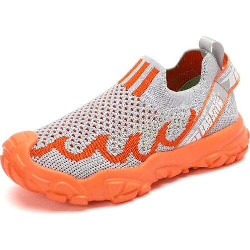 Children Sport Shoes Boys Running Shoes Girl Ultralight Breathable Velcro Outdoor Kids Flats Casual Sneakers Shoes