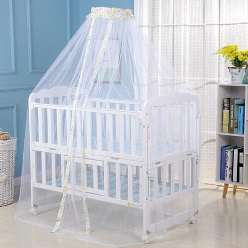 Hot 160*450CM 1 Mosquito Net Hot Sale Baby Bed Mesh Cloth Mosquito Mesh Dome Net Curtain For Child Baby Canopy