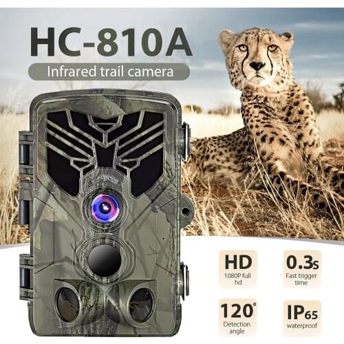 HC-810A Outdoor Hunting Camera 1080P 20MP HD Photo Wildlife Scouting Cam Night Vision Infrared Induction Trail Thermal Camera